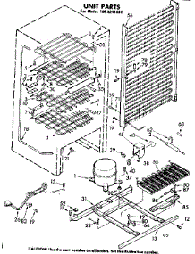 Unit Parts parts for Kenmore Freezer 106.8211680 (1068211680, 106 8211680) from AppliancePartsPros.com
