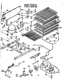 Unit Parts parts for Kenmore Freezer 106.8212030 (1068212030, 106 8212030) from AppliancePartsPros.com