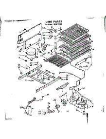 Unit Parts parts for Kenmore Freezer 106.8212080 (1068212080, 106 8212080) from AppliancePartsPros.com