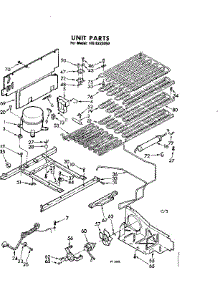 Unit Parts parts for Kenmore Freezer 106.8222050 (1068222050, 106 8222050) from AppliancePartsPros.com