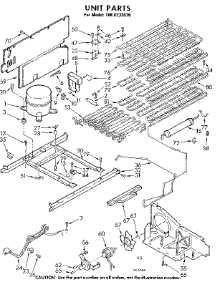 Unit Parts parts for Kenmore Freezer 106.8232070 (1068232070, 106 8232070) from AppliancePartsPros.com