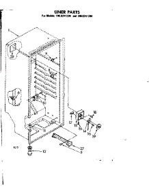 Liner Parts parts for Kenmore Freezer 106.8241380 (1068241380, 106 8241380) from AppliancePartsPros.com