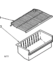 Shelf Parts parts for Kenmore Freezer 106.8241540 (1068241540, 106 8241540) from AppliancePartsPros.com