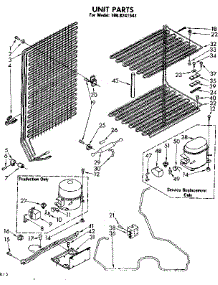 Unit Parts parts for Kenmore Freezer 106.8241541 (1068241541, 106 8241541) from AppliancePartsPros.com
