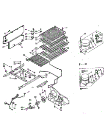 Unit Parts parts for Kenmore Freezer 106.8242081 (1068242081, 106 8242081) from AppliancePartsPros.com