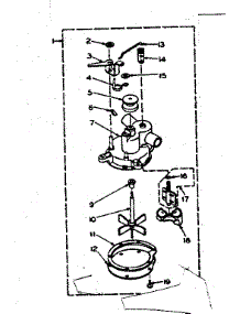 Pump Assembly parts for Kenmore Washer 110.6204052 (1106204052, 110 6204052) from AppliancePartsPros.com