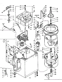 Machine Sub-Assembly parts for Kenmore Washer 110.6204060 (1106204060, 110 6204060) from AppliancePartsPros.com