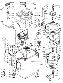 Machine Sub-Assembly parts for Kenmore Washer 110.6204061 (1106204061, 110 6204061) from AppliancePartsPros.com