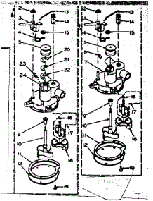 Pump Assembly parts for Kenmore Washer 110.6204063 (1106204063, 110 6204063) from AppliancePartsPros.com