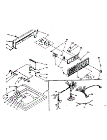 Top And Console Assembly parts for Kenmore Washer 110.6204100 (1106204100, 110 6204100) from AppliancePartsPros.com