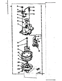 Pump Assembly parts for Kenmore Washer 110.6204101 (1106204101, 110 6204101) from AppliancePartsPros.com