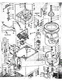 Machine Sub-Assembly parts for Kenmore Washer 110.6204102 (1106204102, 110 6204102) from AppliancePartsPros.com