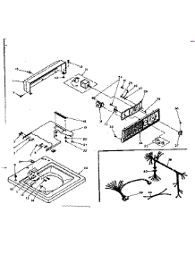 Top And Console Assembly parts for Kenmore Washer 110.6204102 (1106204102, 110 6204102) from AppliancePartsPros.com