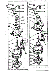 Pump Assembly parts for Kenmore Washer 110.6204103 (1106204103, 110 6204103) from AppliancePartsPros.com