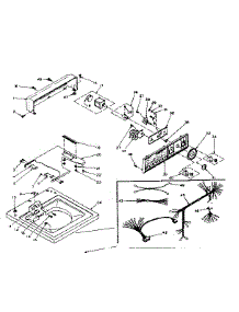Top And Console Assembly parts for Kenmore Washer 110.6204205 (1106204205, 110 6204205) from AppliancePartsPros.com