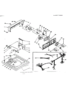 Top And Console Assembly parts for Kenmore Washer 110.6204252 (1106204252, 110 6204252) from AppliancePartsPros.com