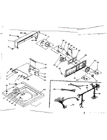 Top And Console Assembly parts for Kenmore Washer 110.6204253 (1106204253, 110 6204253) from AppliancePartsPros.com