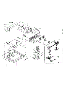 Top And Console Assembly parts for Kenmore Washer 110.6204302 (1106204302, 110 6204302) from AppliancePartsPros.com