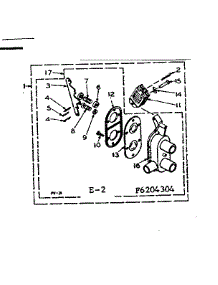 Two Way Valve Assembly parts for Kenmore Washer 110.6204304 (1106204304, 110 6204304) from AppliancePartsPros.com