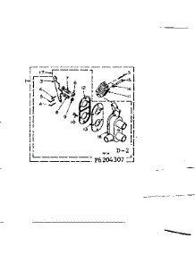 Two Way Valve Assembly parts for Kenmore Washer 110.6204357 (1106204357, 110 6204357) from AppliancePartsPros.com