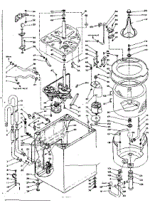 Machine Sub-Assembly parts for Kenmore Washer 110.6204451 (1106204451, 110 6204451) from AppliancePartsPros.com