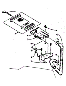 Filter Assembly parts for Kenmore Washer 110.6204500 (1106204500, 110 6204500) from AppliancePartsPros.com
