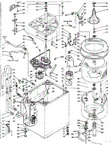 Machine Sub-Assembly parts for Kenmore Washer 110.6204551 (1106204551, 110 6204551) from AppliancePartsPros.com