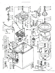 Machine Sub-Assembly parts for Kenmore Washer 110.6204602 (1106204602, 110 6204602) from AppliancePartsPros.com