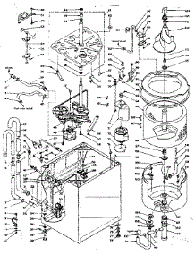 Machine Sub-Assembly parts for Kenmore Washer 110.6204700 (1106204700, 110 6204700) from AppliancePartsPros.com