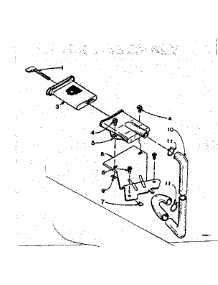 Filter Assembly parts for Kenmore Washer 110.6204701 (1106204701, 110 6204701) from AppliancePartsPros.com