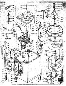 Machine Sub-Assembly parts for Kenmore Washer 110.6204703 (1106204703, 110 6204703) from AppliancePartsPros.com