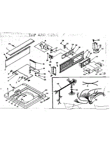 Top And Console Assembly parts for Kenmore Washer 110.6204704 (1106204704, 110 6204704) from AppliancePartsPros.com