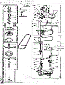 Gear Case And Superstructure Assembly parts for Kenmore Washer 110.6204704 (1106204704, 110 6204704) from AppliancePartsPros.com