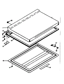 Door Parts parts for Kenmore Freezer 106.615120 (106615120, 106 615120) from AppliancePartsPros.com