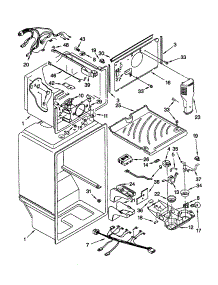 Liner parts for Kenmore Refrigerator 106.61899001 (10661899001, 106 61899001) from AppliancePartsPros.com