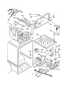 Liner parts for Kenmore Refrigerator 106.61964100 (10661964100, 106 61964100) from AppliancePartsPros.com