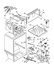 Liner parts for Kenmore Refrigerator 106.61984100 (10661984100, 106 61984100) from AppliancePartsPros.com