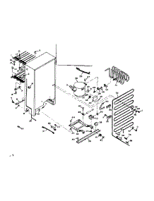 Unit Parts parts for Kenmore Freezer 106.6221102 (1066221102, 106 6221102) from AppliancePartsPros.com