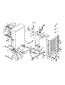Unit Parts parts for Kenmore Freezer 106.622150 (106622150, 106 622150) from AppliancePartsPros.com