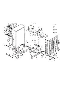 Freezer Unit parts for Kenmore Freezer 106.6222171 (1066222171, 106 6222171) from AppliancePartsPros.com