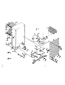 Unit Parts parts for Kenmore Freezer 106.6223120 (1066223120, 106 6223120) from AppliancePartsPros.com