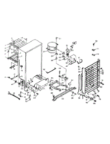 Unit Parts parts for Kenmore Freezer 106.6226151 (1066226151, 106 6226151) from AppliancePartsPros.com