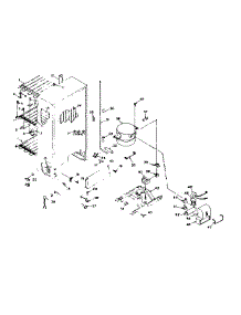 Unit Parts parts for Kenmore Freezer 106.6226170 (1066226170, 106 6226170) from AppliancePartsPros.com