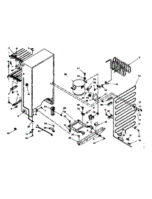 Unit Parts parts for Kenmore Freezer 106.625120 (106625120, 106 625120) from AppliancePartsPros.com
