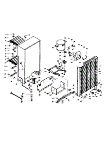 Unit Parts parts for Kenmore Freezer 106.625210 (106625210, 106 625210) from AppliancePartsPros.com