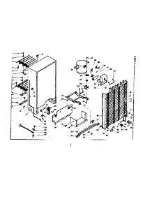 Unti Parts parts for Kenmore Freezer 106.625222 (106625222, 106 625222) from AppliancePartsPros.com
