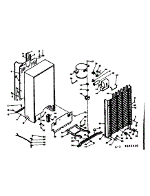 Unit Parts parts for Kenmore Freezer 106.625240 (106625240, 106 625240) from AppliancePartsPros.com