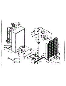 Unit Parts parts for Kenmore Freezer 106.625441 (106625441, 106 625441) from AppliancePartsPros.com