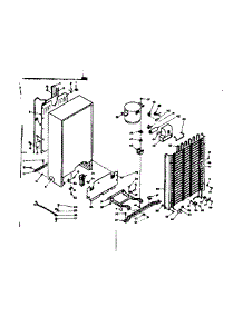 Unit Parts parts for Kenmore Freezer 106.625472 (106625472, 106 625472) from AppliancePartsPros.com
