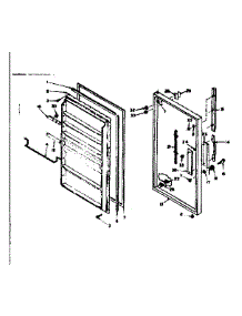 Door Parts parts for Kenmore Freezer 106.625472 (106625472, 106 625472) from AppliancePartsPros.com